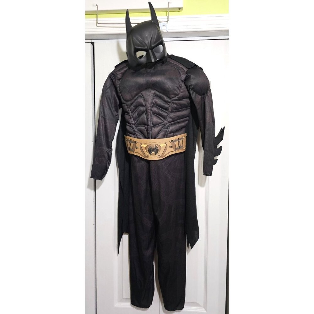 Batman Kids Muscle Costume 8-10 The Dark Knight Trilogy DC Comics Halloween Boys